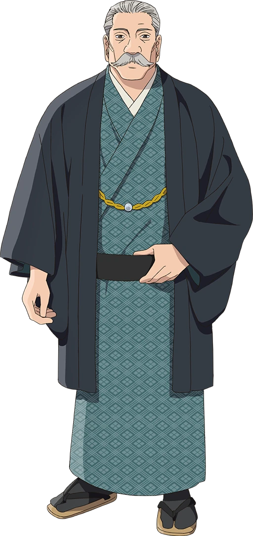 Official anime illustration of Jubei Kirigaya, standing in full.