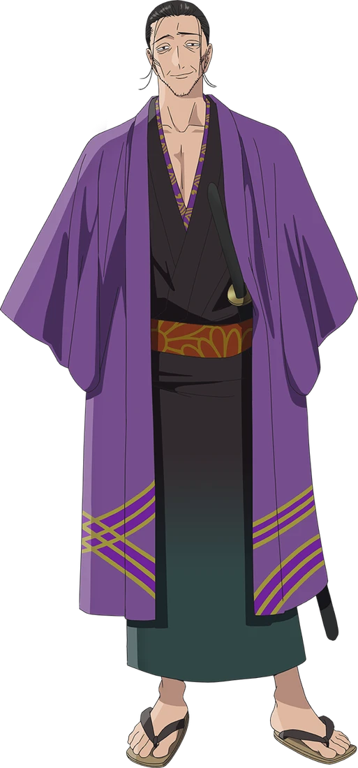Official anime illustration of Mitsueda, standing in full.