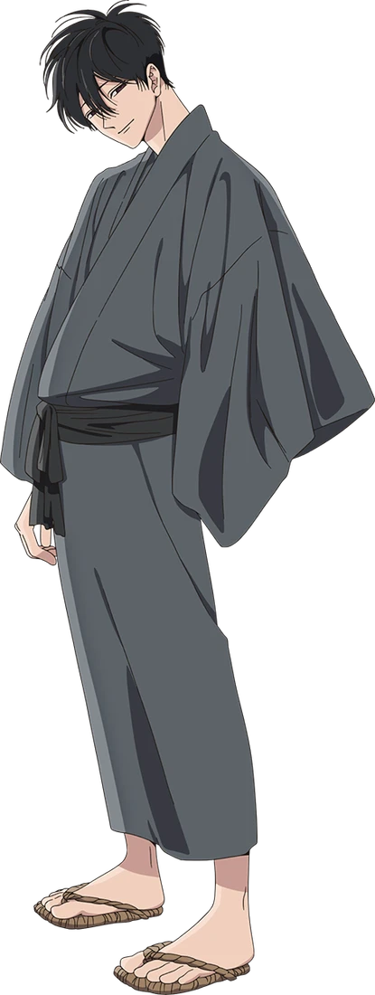 Official anime illustration of Shinpei Goto, standing in full.